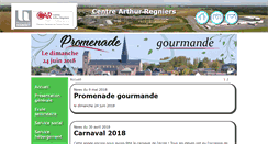 Desktop Screenshot of centreregniers.be